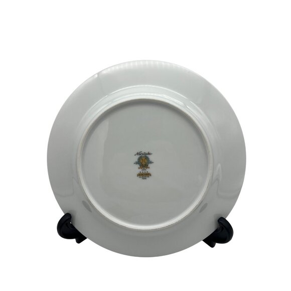 Vintage Noritake Japan Vineyard Pair Salad Plates Pattern 6449 Leaves & Vine - Picture 4 of 5